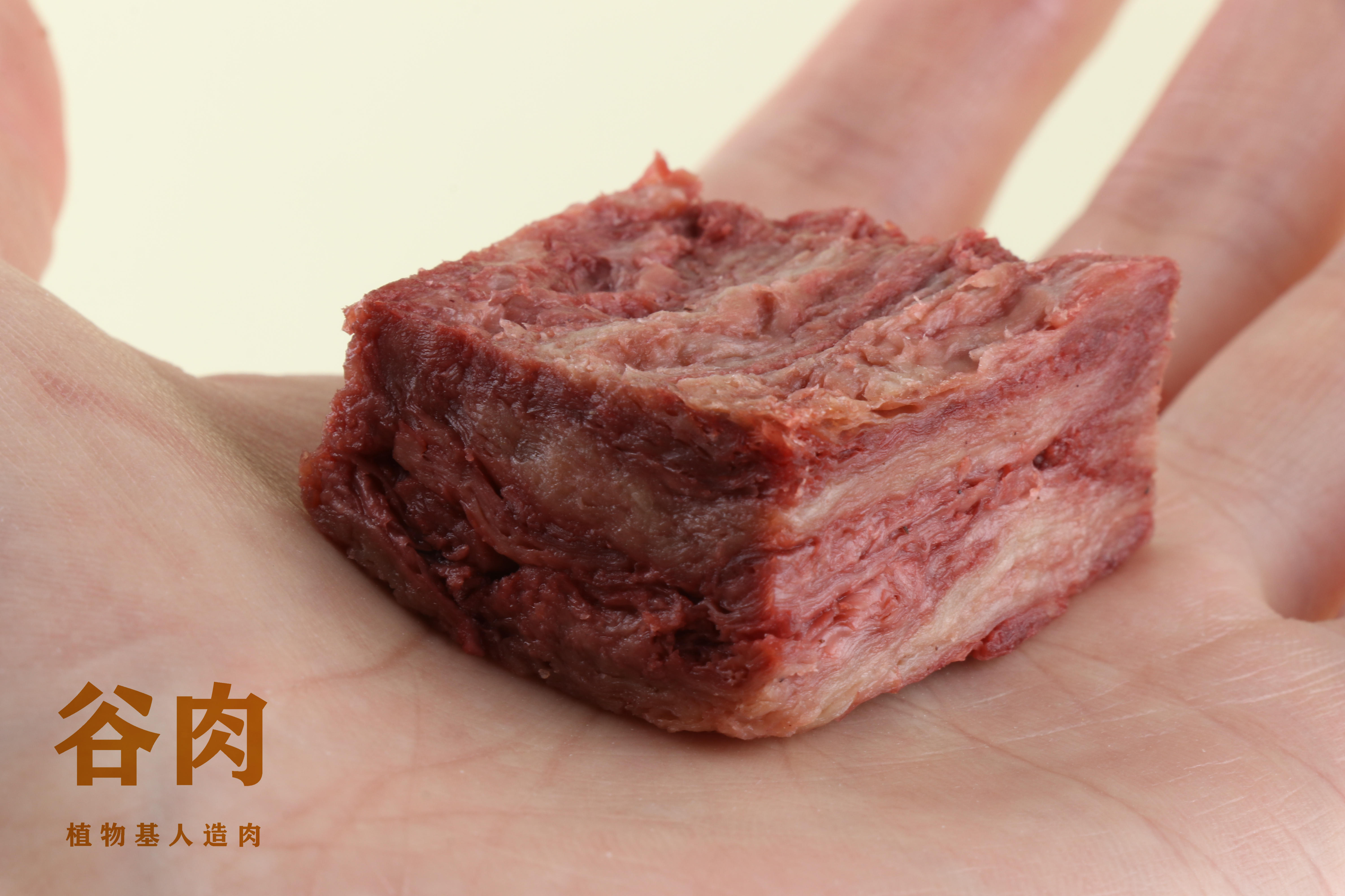 「谷肉」連續(xù)完成兩輪千萬元級融資，推出高端植物肉品牌「植無極」，主打“大塊植物牛肉”
