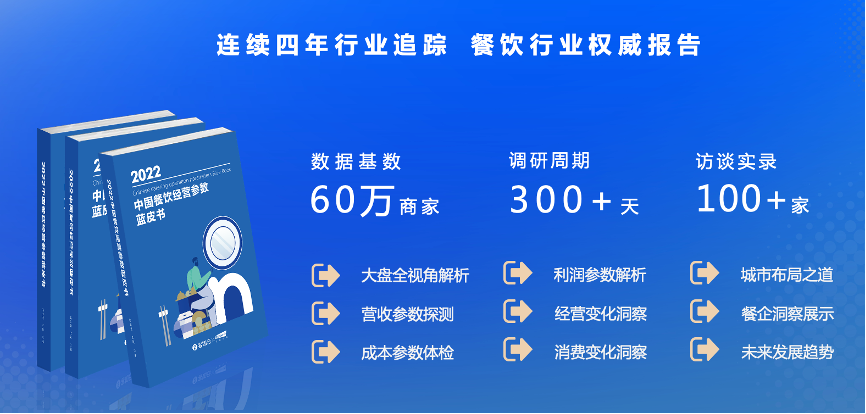 客如云《2022中國(guó)餐飲經(jīng)營(yíng)參數(shù)藍(lán)皮書》透露的3個(gè)重要信號(hào)！| 數(shù)據(jù)